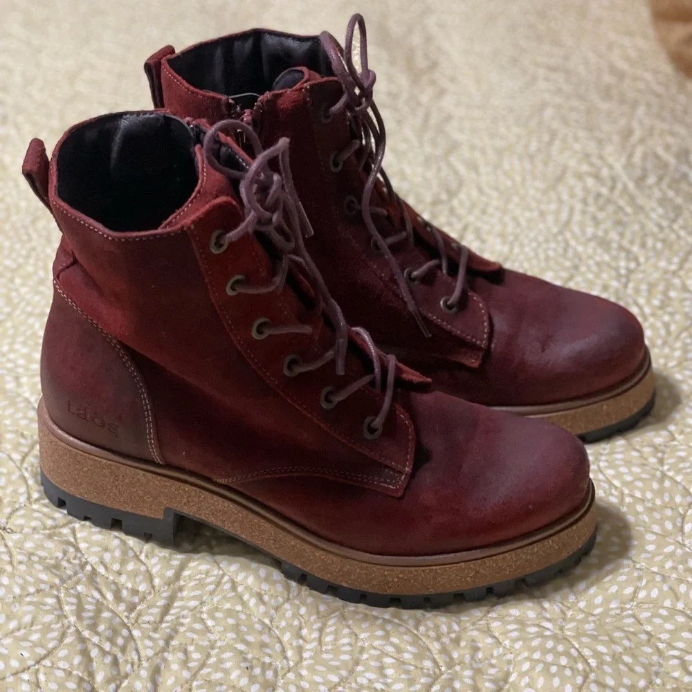 EUC Taos- Main Street Boot-Garnet size 7 - 7 1/2 - Picture 9 of 16